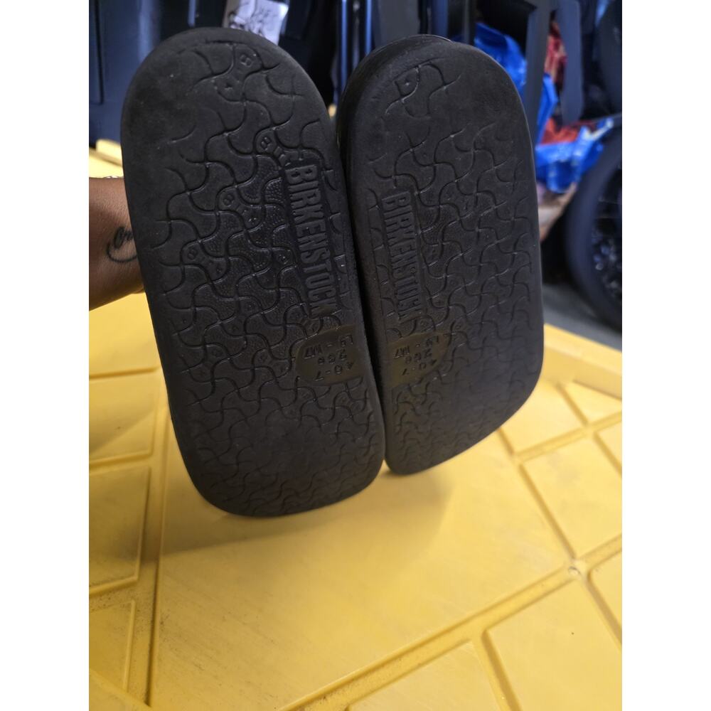 Birkenstock Tatami 3 Straps Black Leather Sandals Shoes Size L: 9 M: 7 - Picture 4 of 8